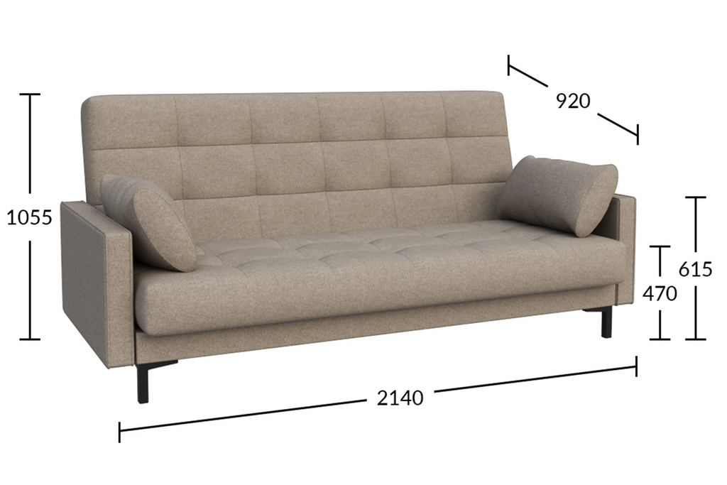 Canapea extensibilă Modern – vedere frontală