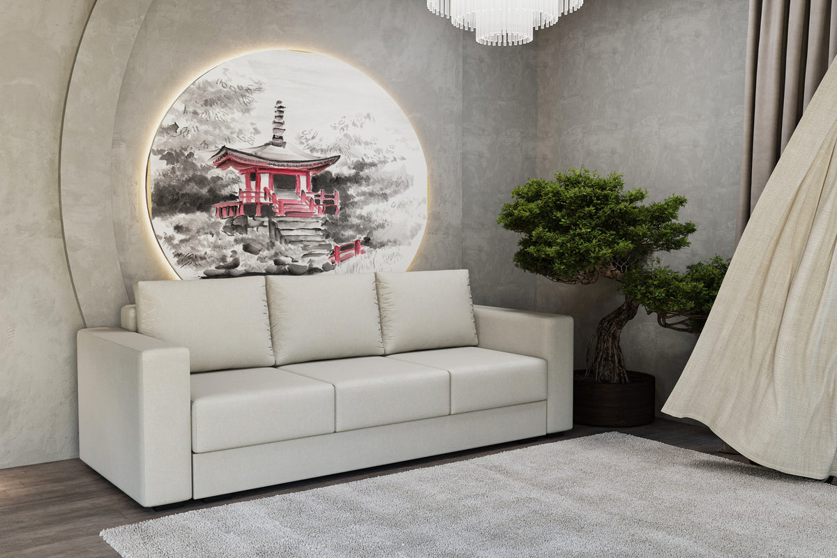 Canapea extensibilă Thomas – în ambient de living