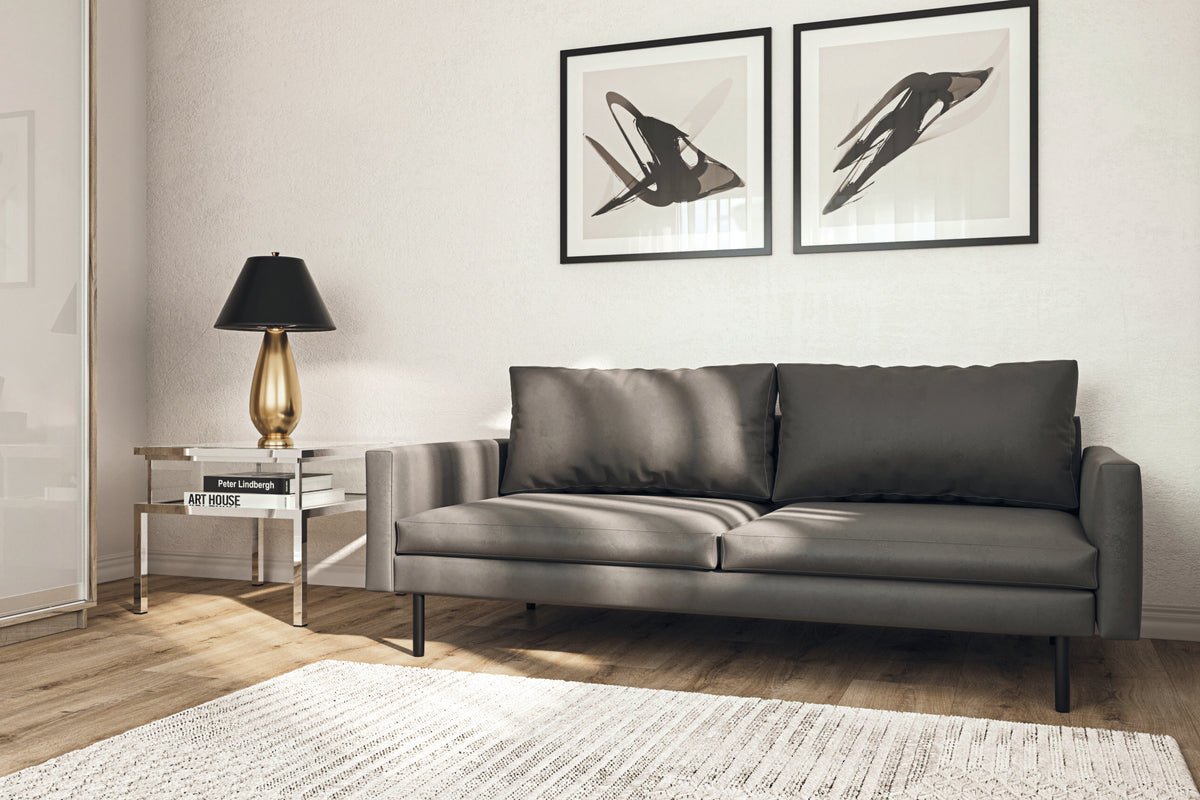 Canapea fixă Meridian – în ambient de living