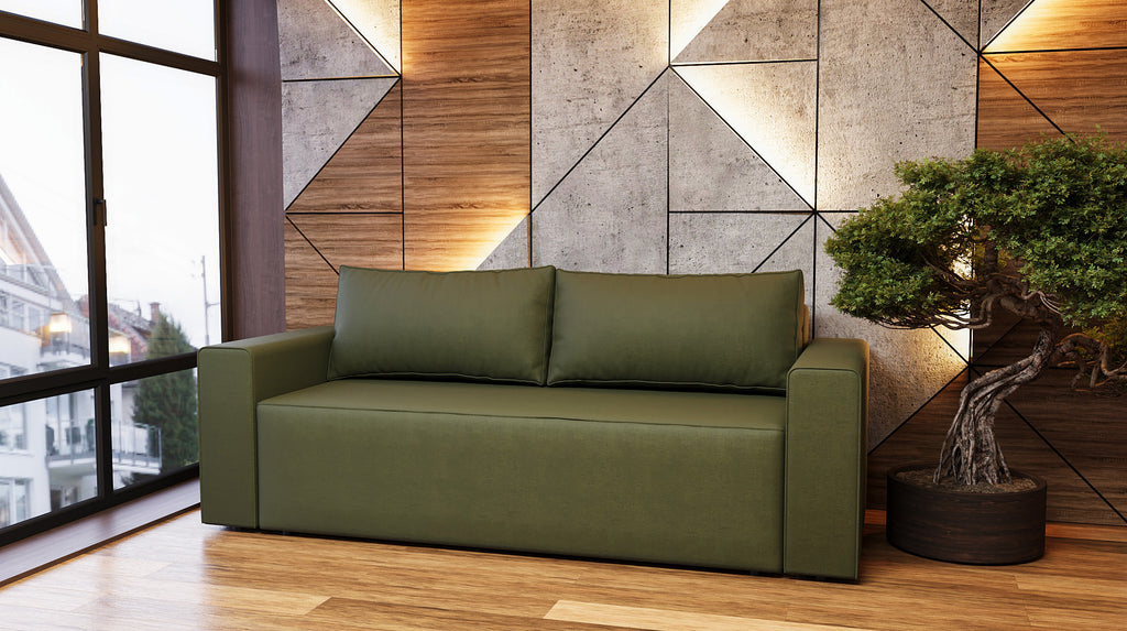 Canapea extensibilă Brand – în ambient de living