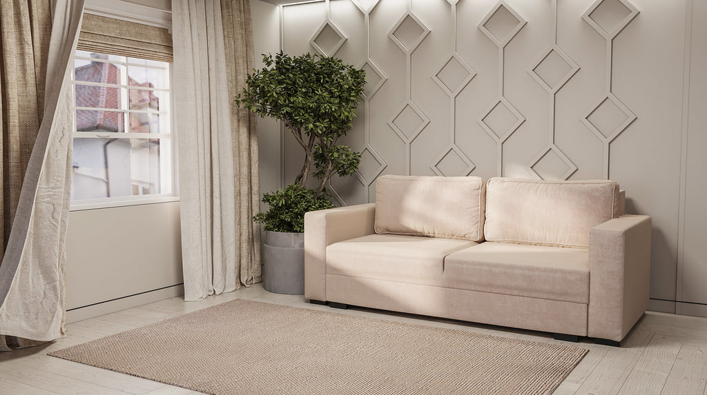 Canapea extensibilă Canaan – în ambient de living