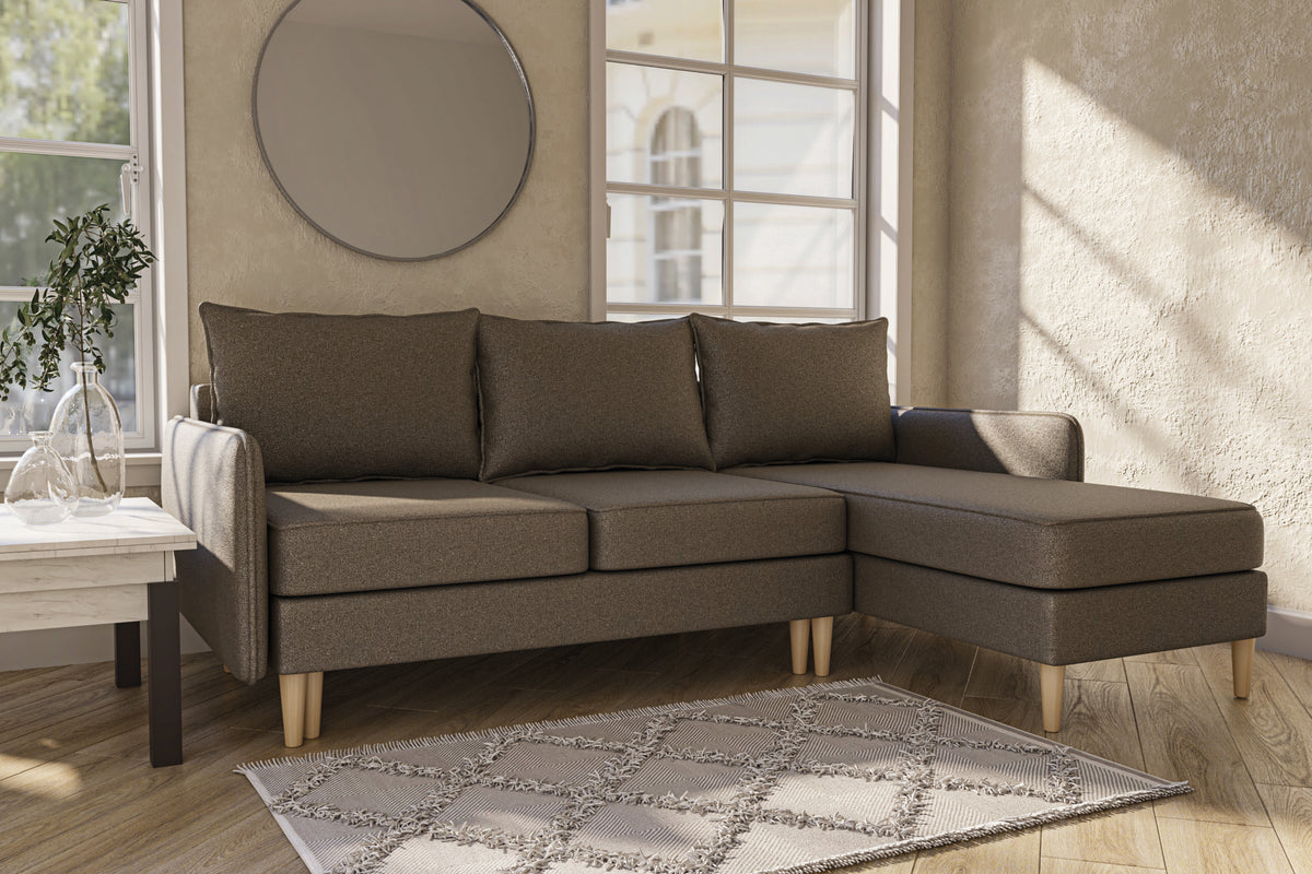 Canapea extensibilă de colț Trend – în ambient de living