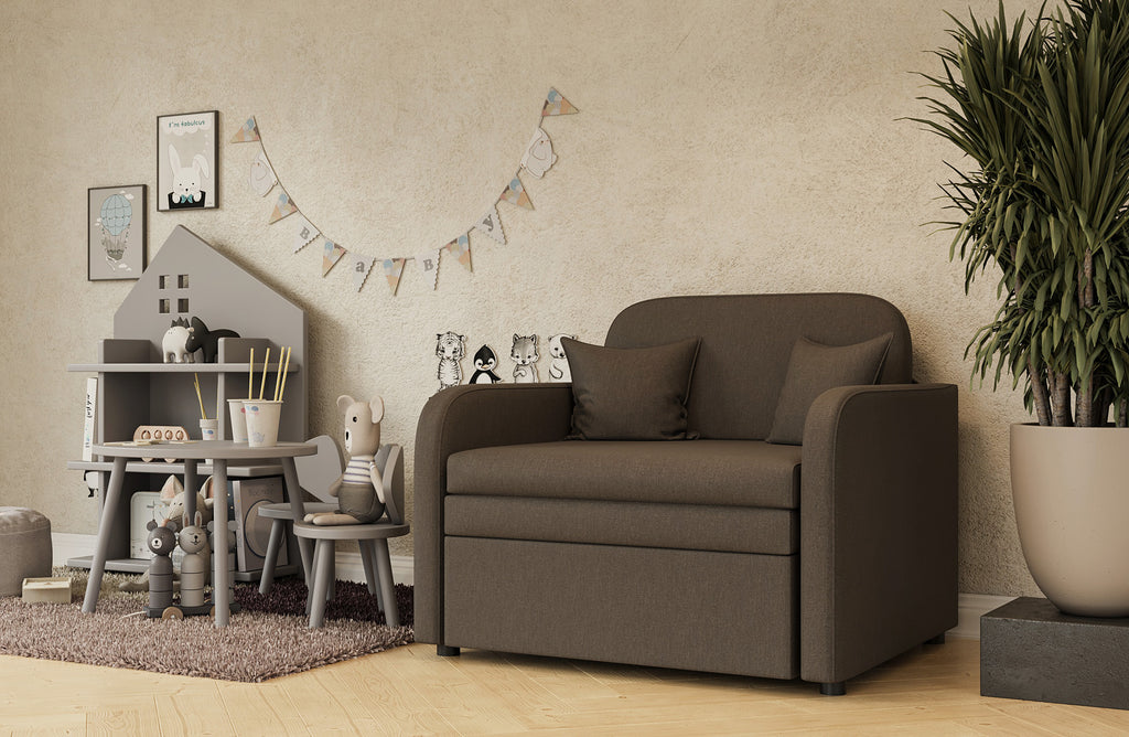 Canapea extensibilă Mini Soro 97 în decor de cameră pentru copii