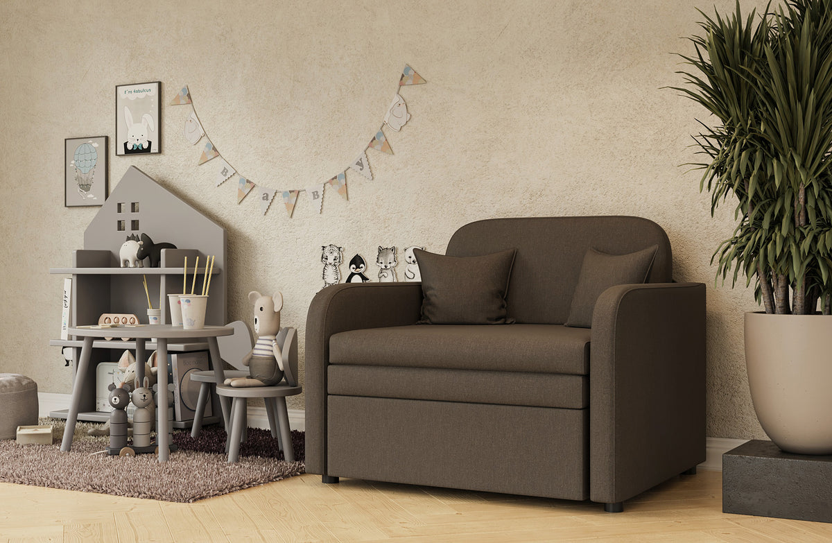 Canapea extensibilă Mini Soro 97 în decor de cameră pentru copii