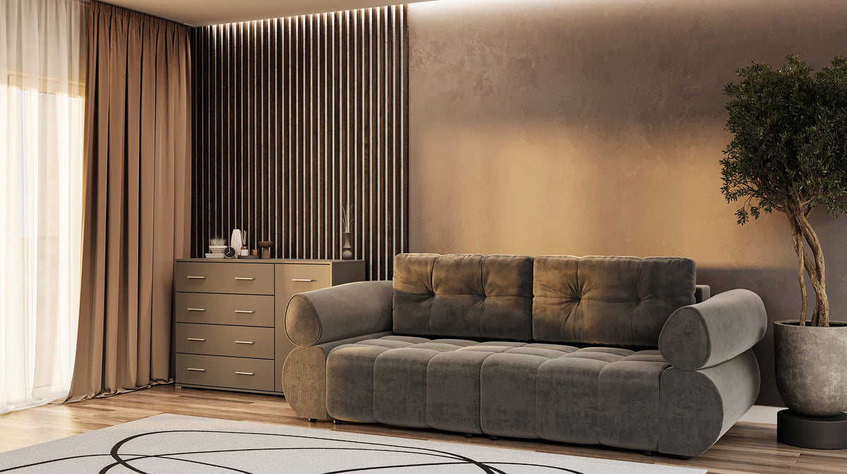Canapea extensibilă Porto – în ambient de living